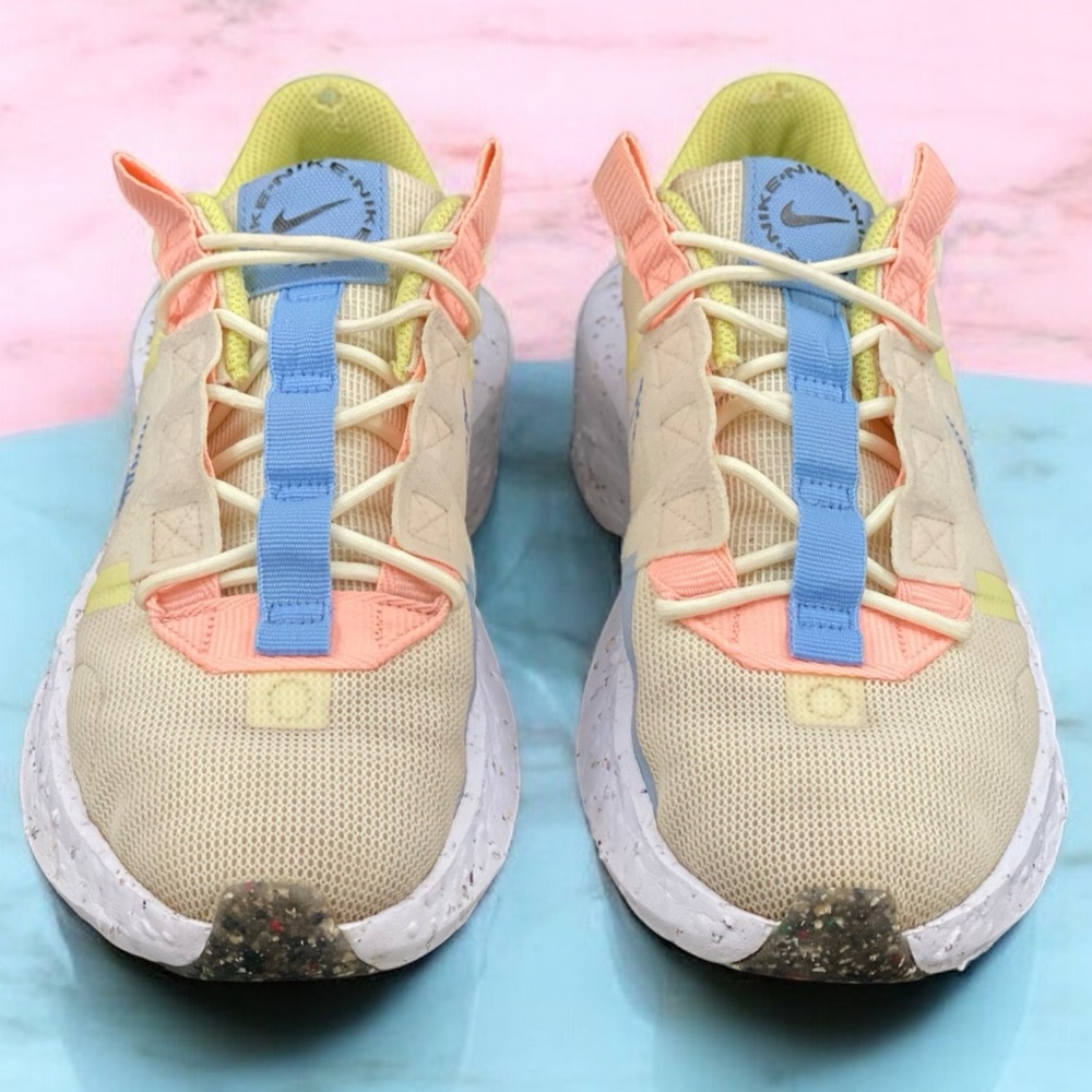 Nike Crater Impact Light Tan Pastel Multi CW2386-700 Women’s 8 / Men’s 6.5 - Picture 3 of 12